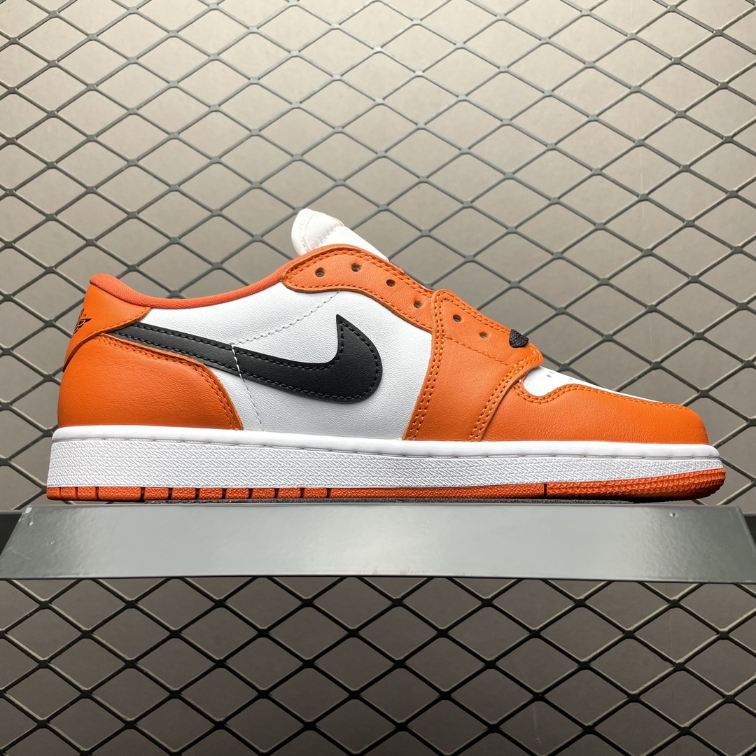 S纯原版本 Air Jordan 1 Low AJ1乔1低帮男子文化篮球鞋 白扣碎 CZ0790-801