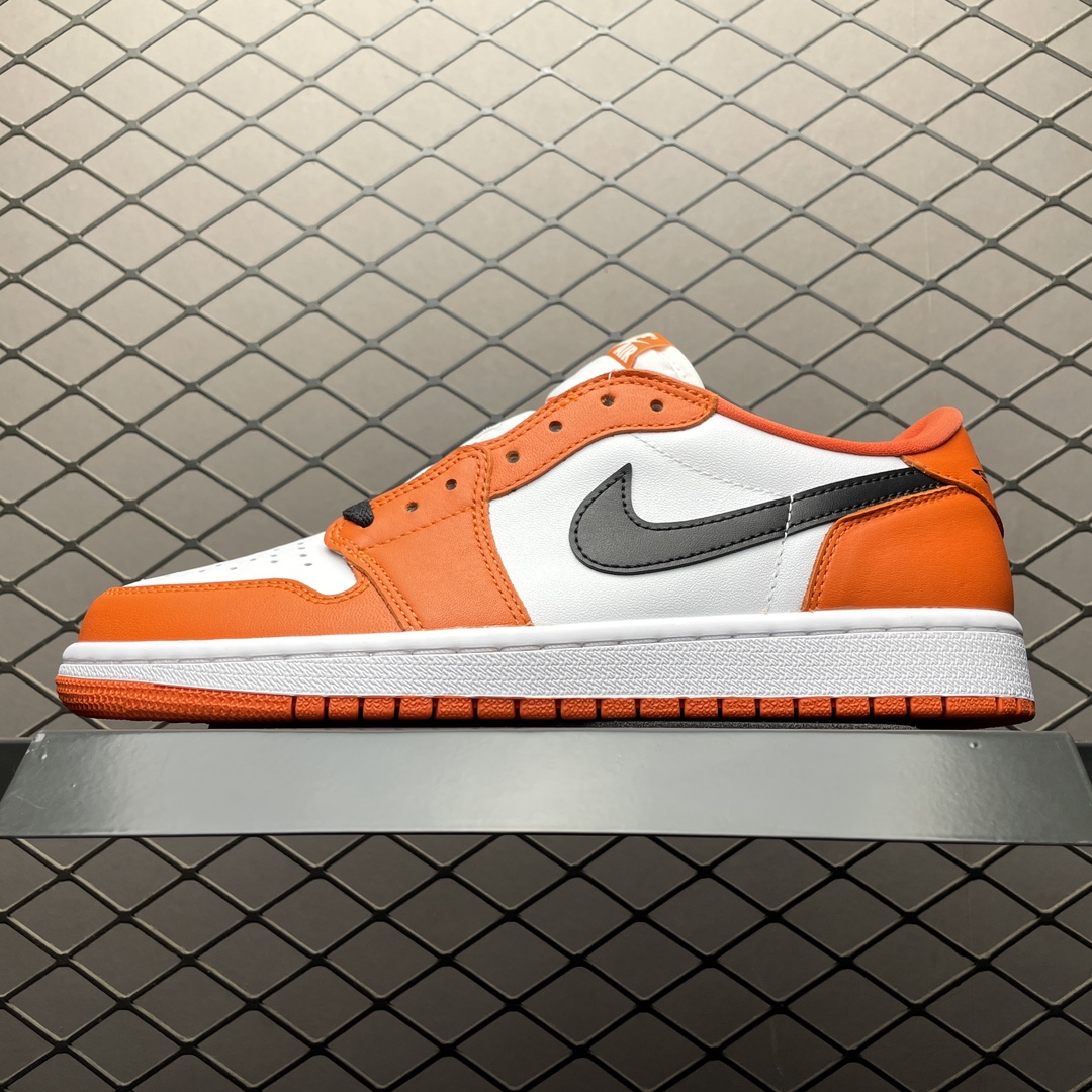 S纯原版本 Air Jordan 1 Low AJ1乔1低帮男子文化篮球鞋 白扣碎 CZ0790-801