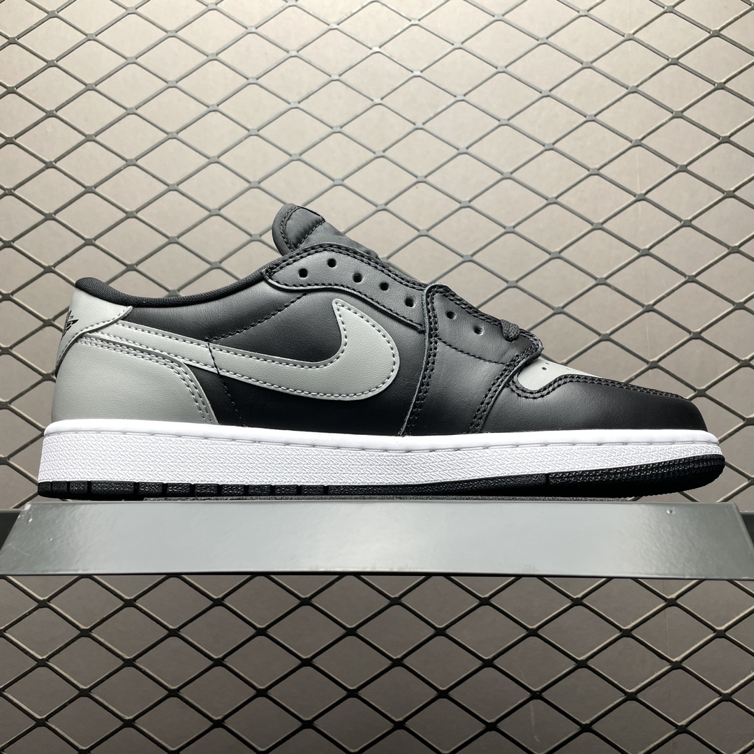 S版纯原版本 Air Jordan 1 Low AJ1乔1低帮男子文化篮球鞋 影子灰 -003 国内一线
