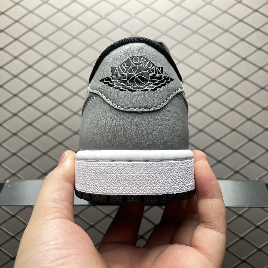 S版纯原版本 Air Jordan 1 Low AJ1乔1低帮男子文化篮球鞋 影子灰 -003 国内一线