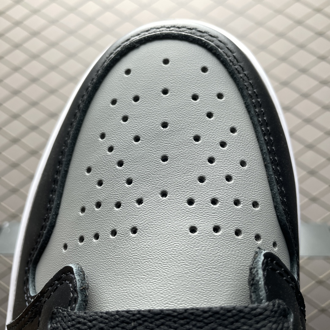 S版纯原版本 Air Jordan 1 Low AJ1乔1低帮男子文化篮球鞋 影子灰 -003 国内一线