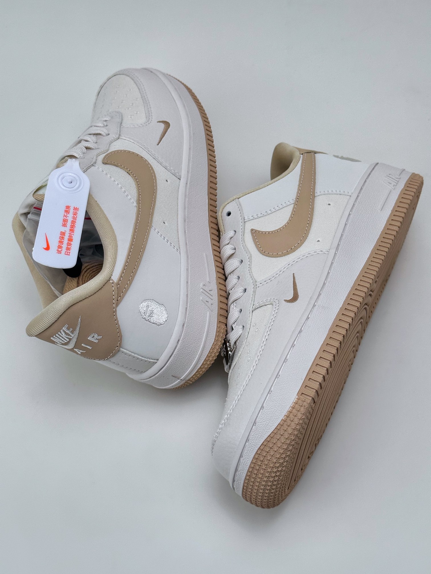 240 Nike Air Force 1 Low 07 BAPE拼接白米黄 BS9055-747