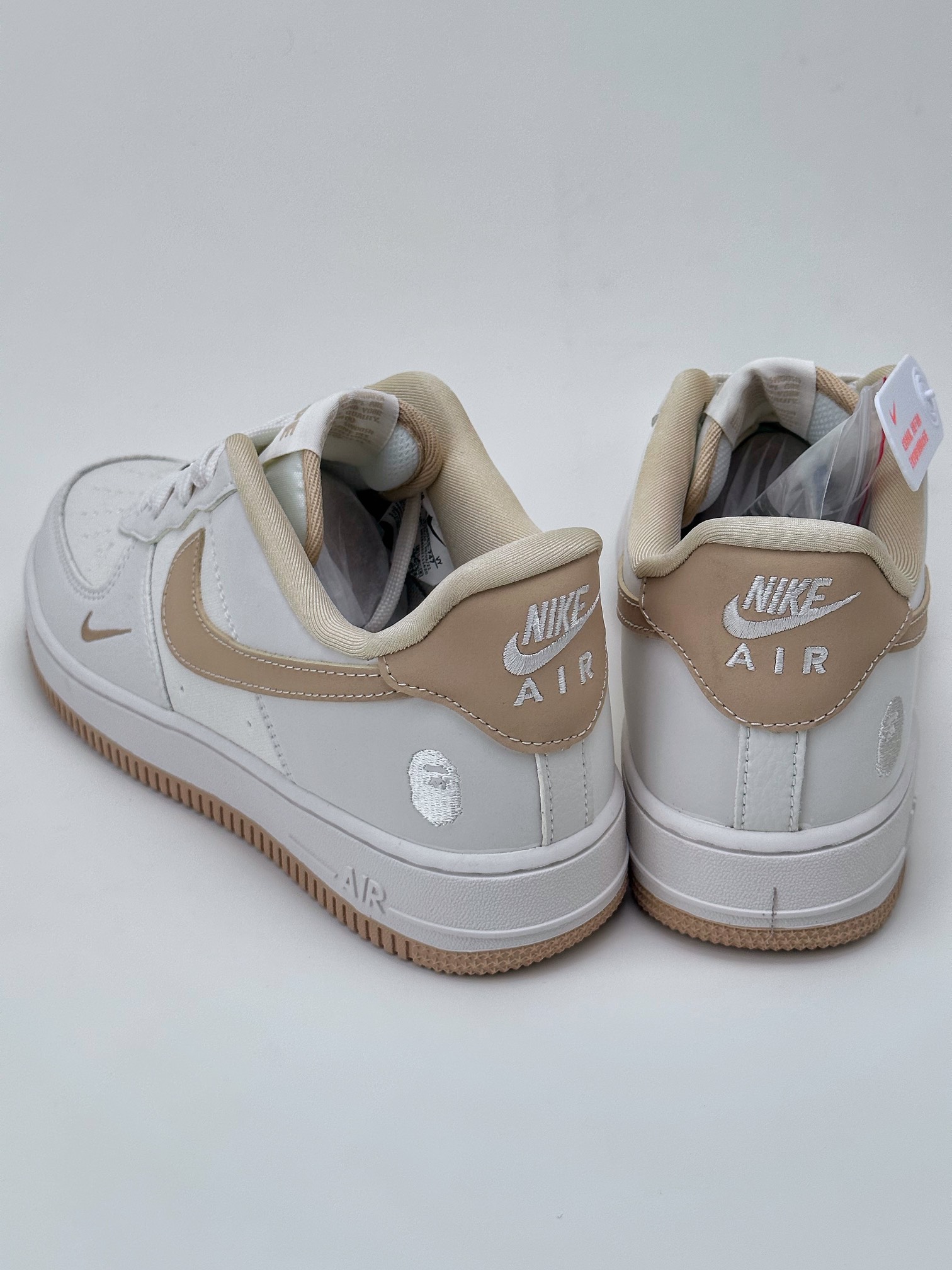 240 Nike Air Force 1 Low 07 BAPE拼接白米黄 BS9055-747