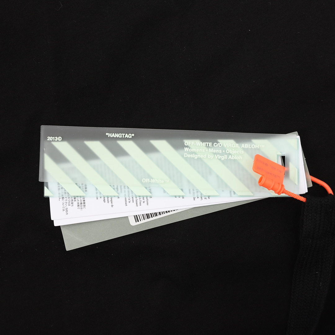 180 Off White 瀑布印花短袖