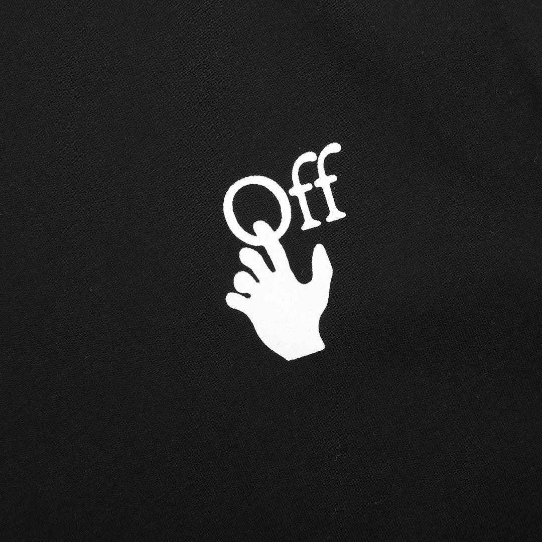 180 OFF WHITE C/O VIRGIL 宗教油画箭头印花短袖T恤