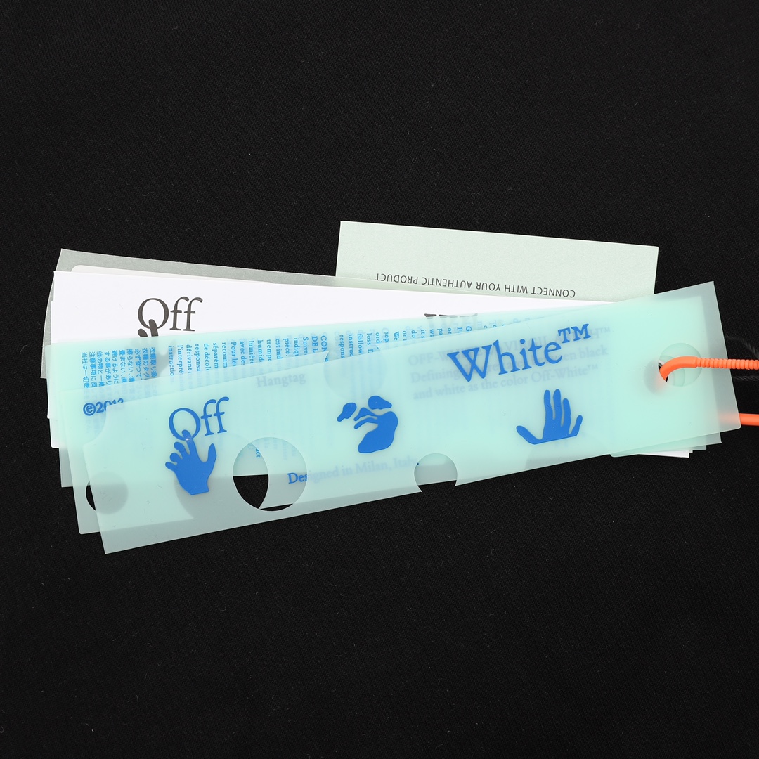 180 OFF WHITE 喷墨箭头短袖 面料依旧采用OW专用的21支220g精梳OE棉纱