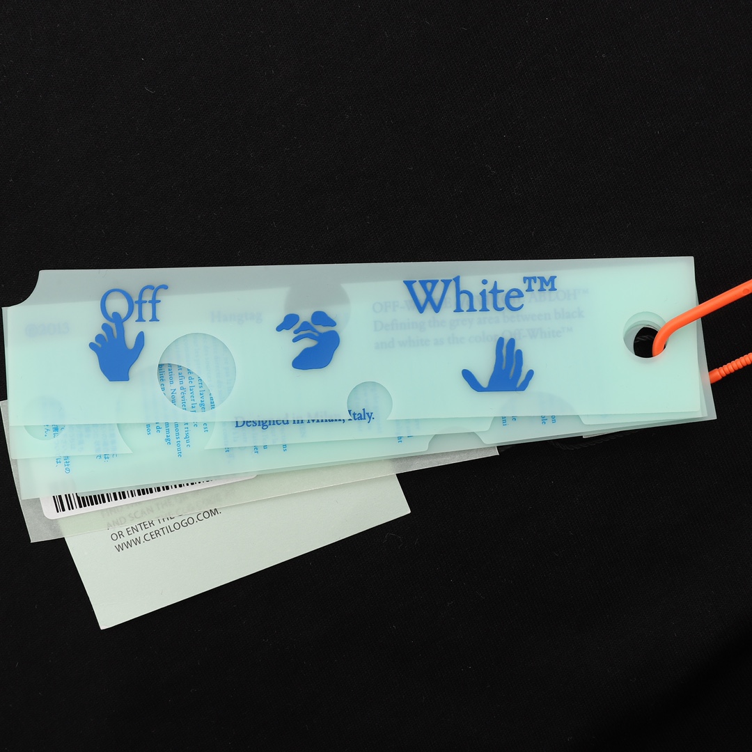 180 OFF WHITE 刷漆箭头短袖T恤 面料依旧采用OW专用的21支220g精梳OE棉纱