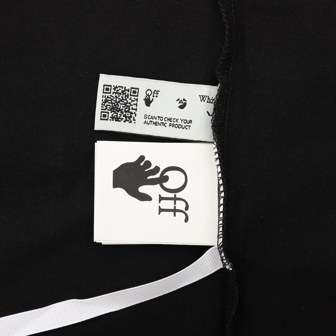 180 OFF WHITE 刷漆箭头短袖T恤 面料依旧采用OW专用的21支220g精梳OE棉纱