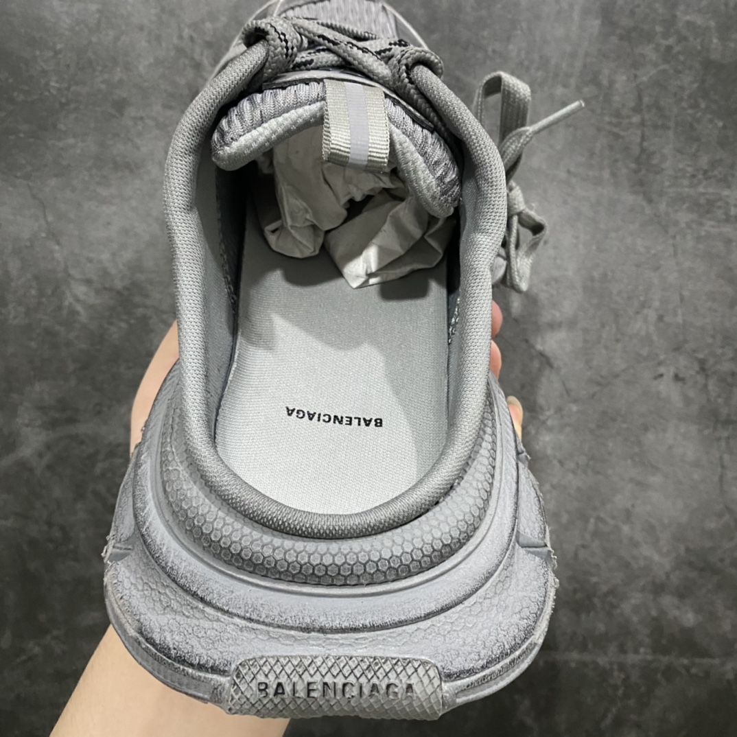 XA version of BALENCIAGA 3XL Sneake tenth generation mesh lace-up low-top catwalk retro dad shoes half-slip