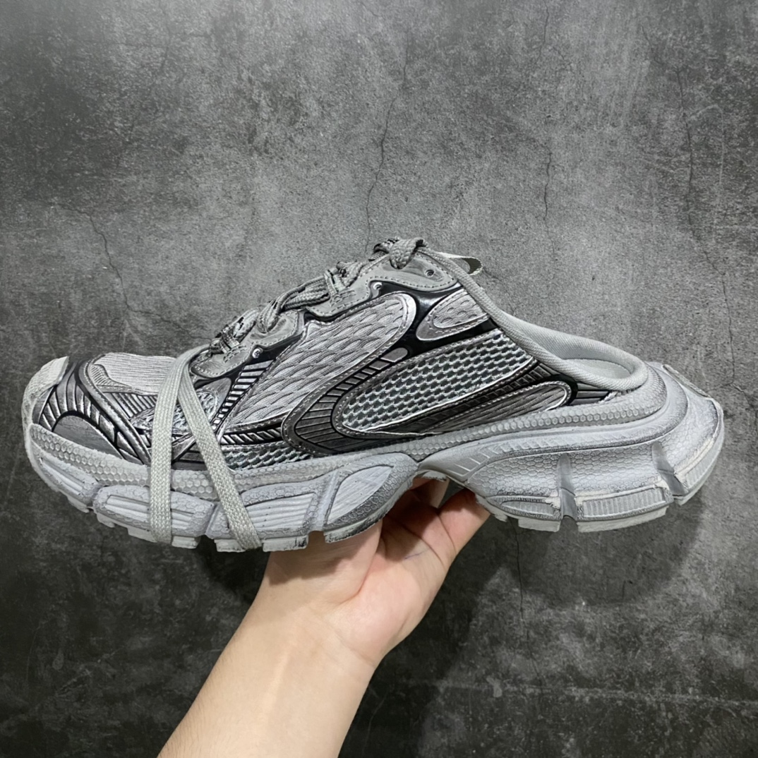 XA version of BALENCIAGA 3XL Sneake tenth generation mesh lace-up low-top catwalk retro dad shoes half-slip