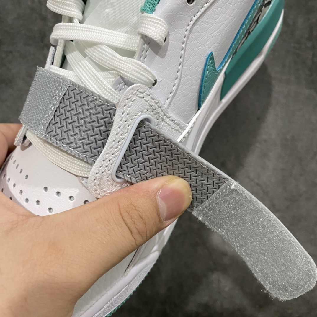 图片[8]-【小绿X版】Air Jordan Legacy AJ312 低帮小蒂芙尼白绿 货号：CD7069-130n目前市场最好版本 优于之前各代号版本n最新原鞋开发 独家鞋底模具 目前市场最正确版型 后跟处饰有标志性爆裂纹覆盖层 正确官方原盒原配整洁度一流 鞋身采用了头层皮制作 平台电商直供首选 售后超低  尺码：36 36.5 37.5 38 38.39 40 40.5 41 42 42.5 43 44 44.5 45 46 47.5-莆田鞋批发中心