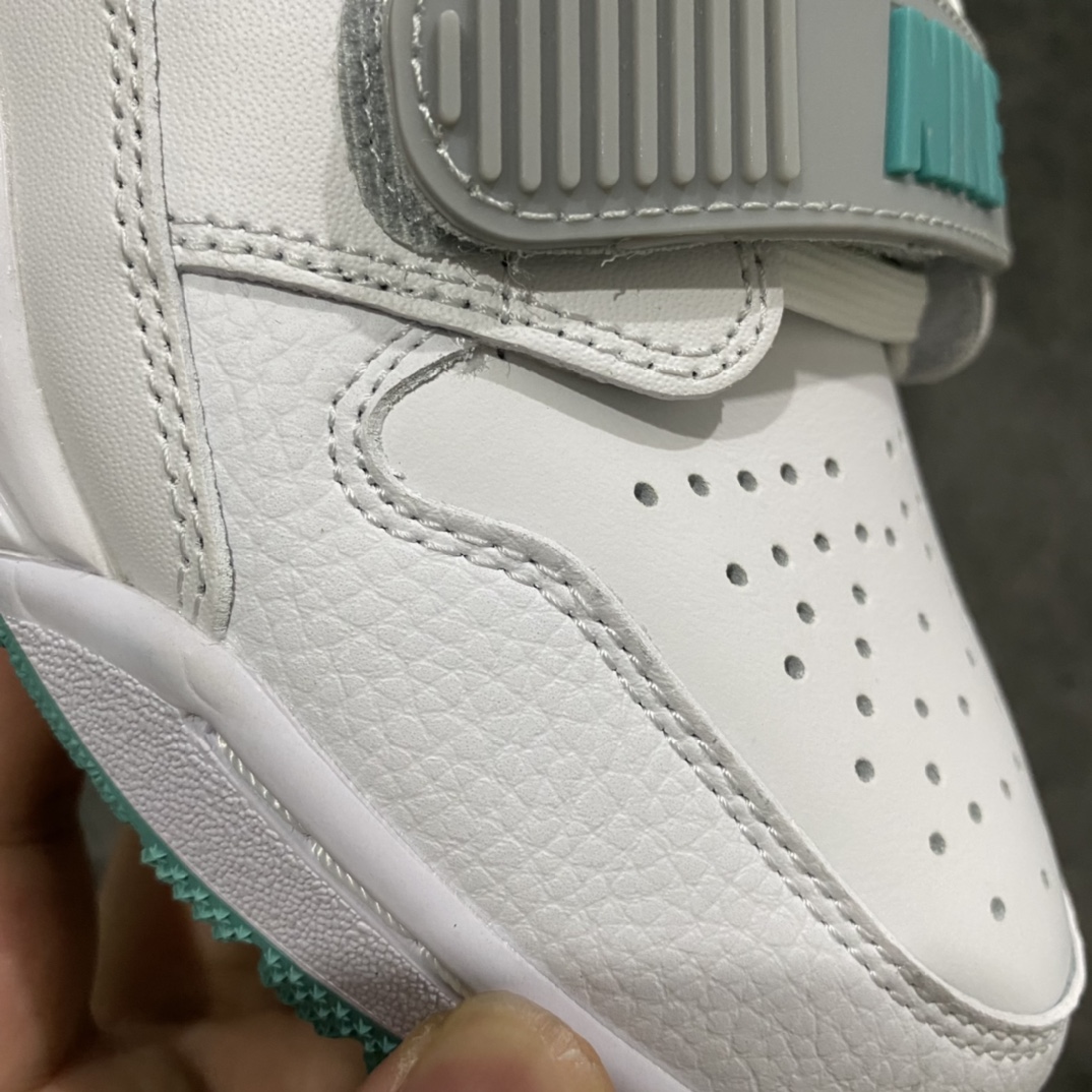 图片[4]-【小绿X版】Air Jordan Legacy AJ312 低帮小蒂芙尼白绿 货号：CD7069-130n目前市场最好版本 优于之前各代号版本n最新原鞋开发 独家鞋底模具 目前市场最正确版型 后跟处饰有标志性爆裂纹覆盖层 正确官方原盒原配整洁度一流 鞋身采用了头层皮制作 平台电商直供首选 售后超低  尺码：36 36.5 37.5 38 38.39 40 40.5 41 42 42.5 43 44 44.5 45 46 47.5-莆田鞋批发中心