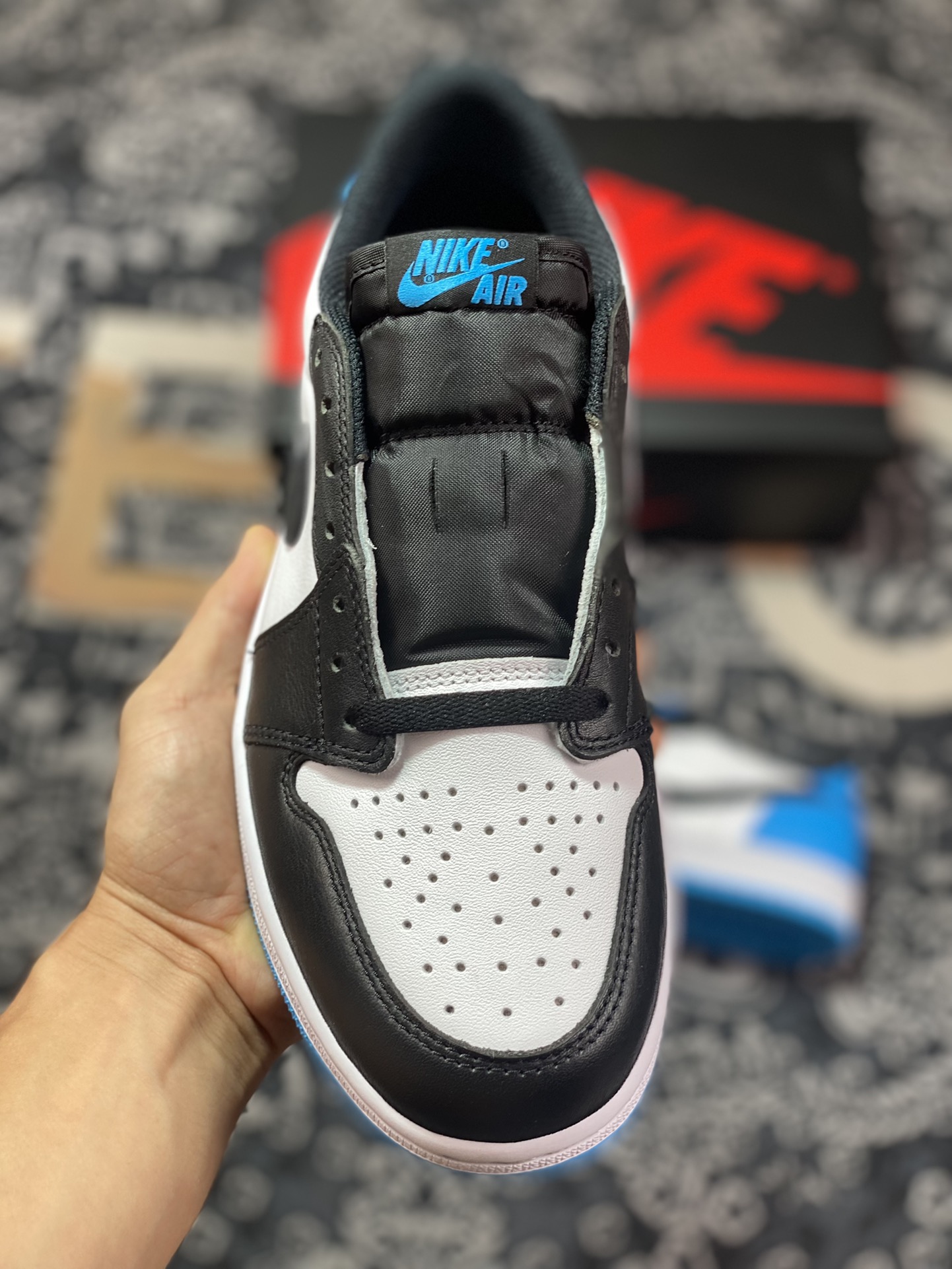 320 优选 耐克Nike Air Jordan 1 Low OG”Laser Blue“AJ1乔丹一代篮球鞋“黑白激光蓝”CZ0790-104