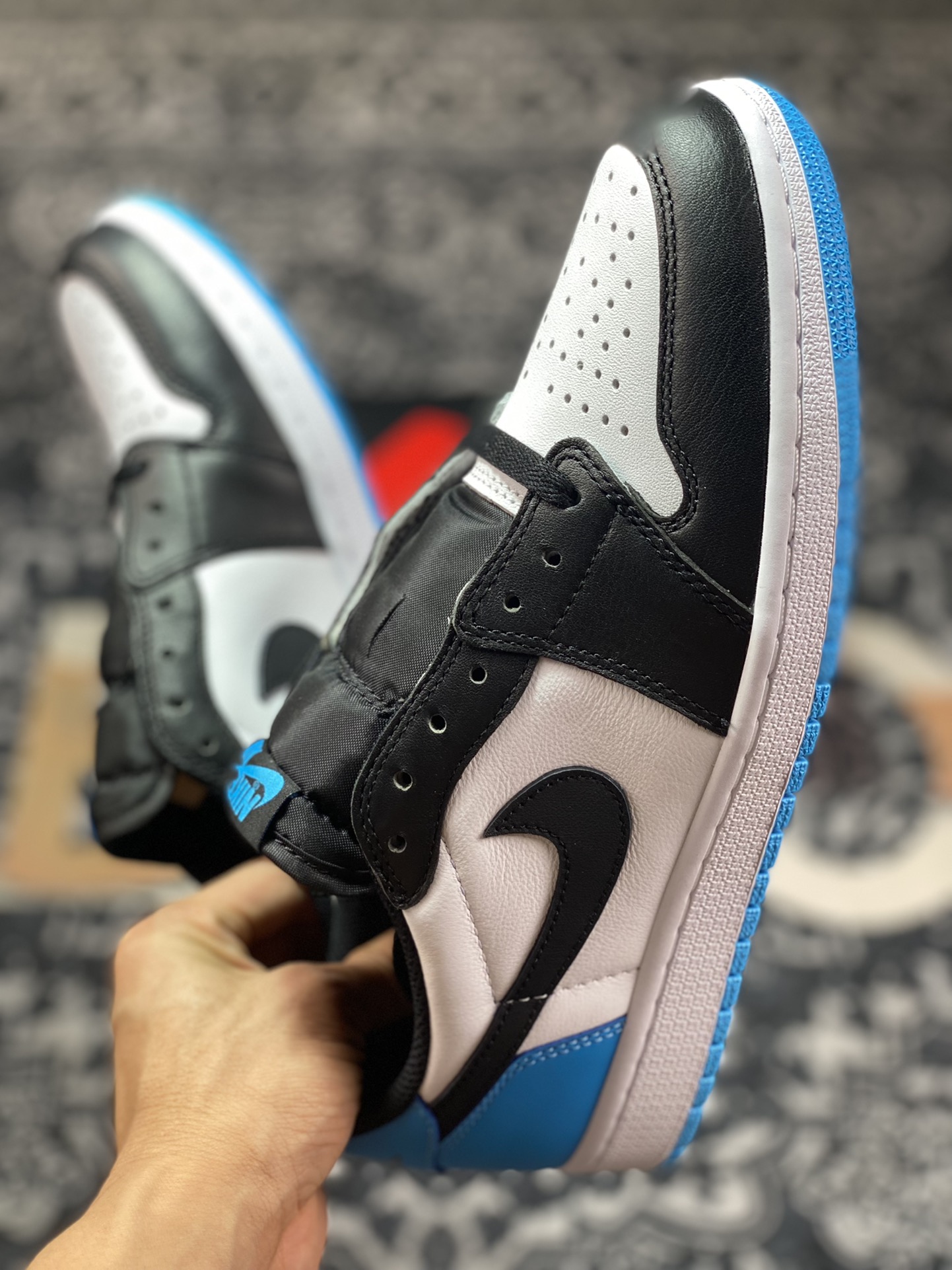 320 优选 耐克Nike Air Jordan 1 Low OG”Laser Blue“AJ1乔丹一代篮球鞋“黑白激光蓝”CZ0790-104