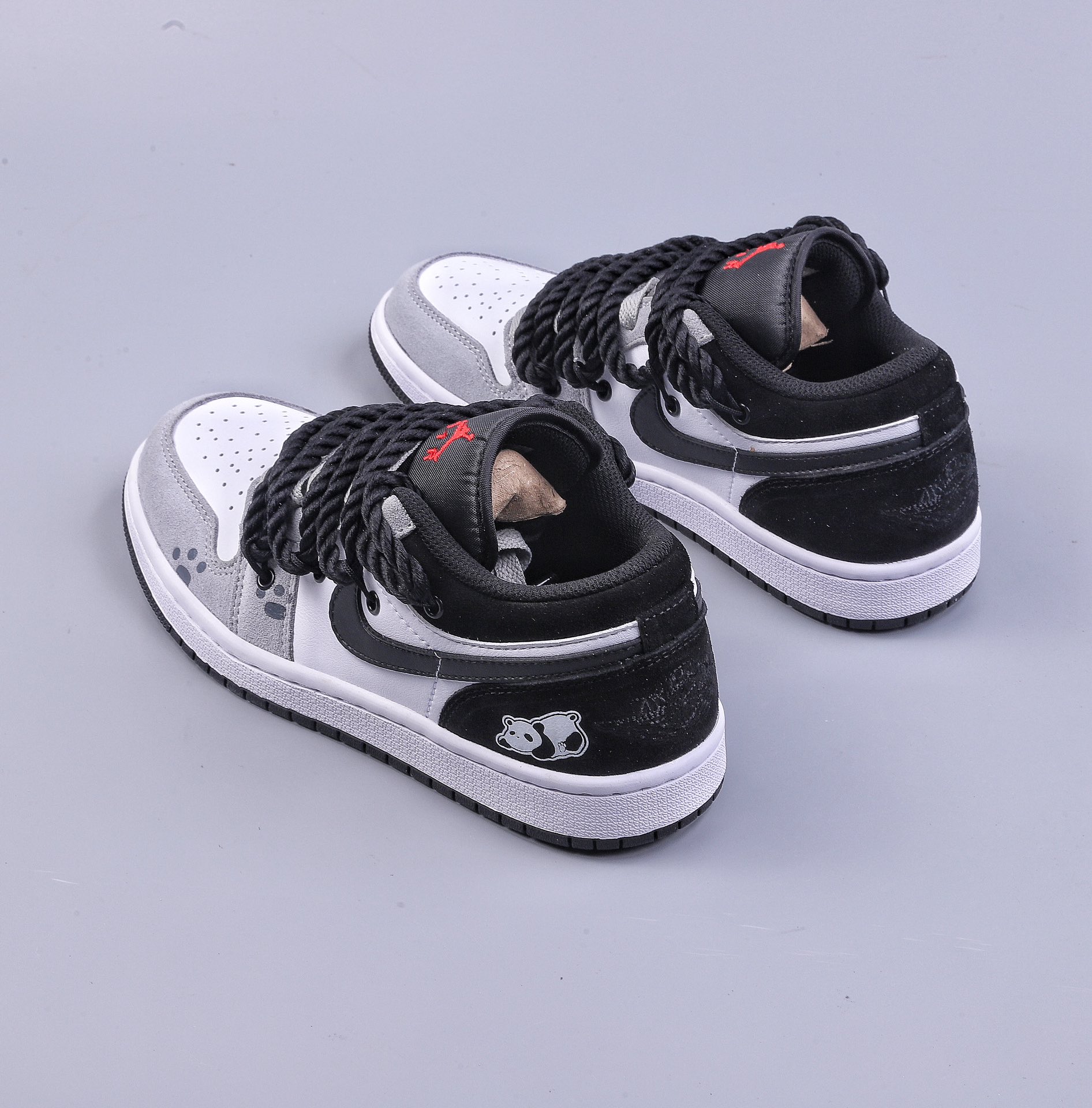 AIR JORDAN 1 LOW AJ1 Jordan 1 low-top lace-up basketball shoes panda model DX4374-008