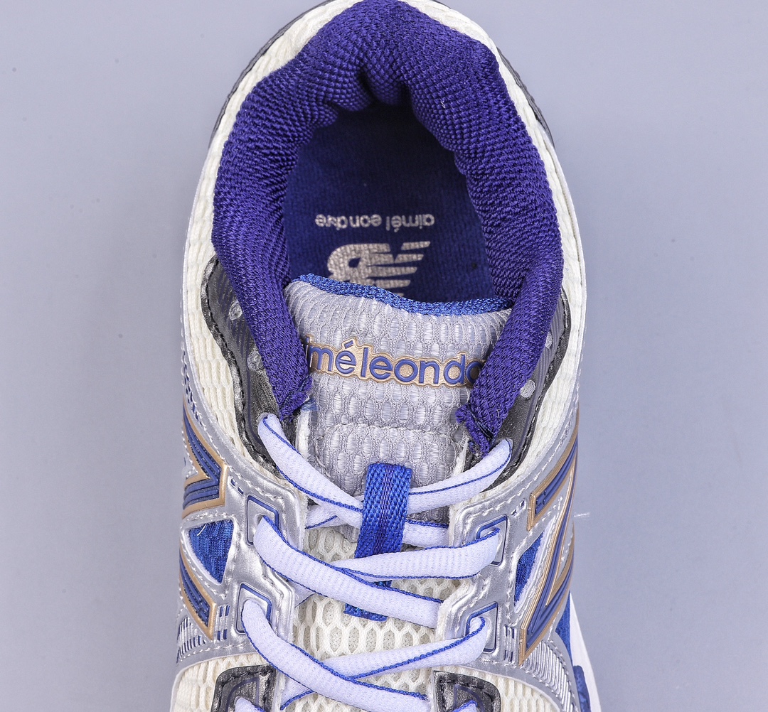 200 AIME LEON DORE x New Balance NB 复古白蓝 860V2 防滑耐磨低帮跑步鞋 ML860AM2