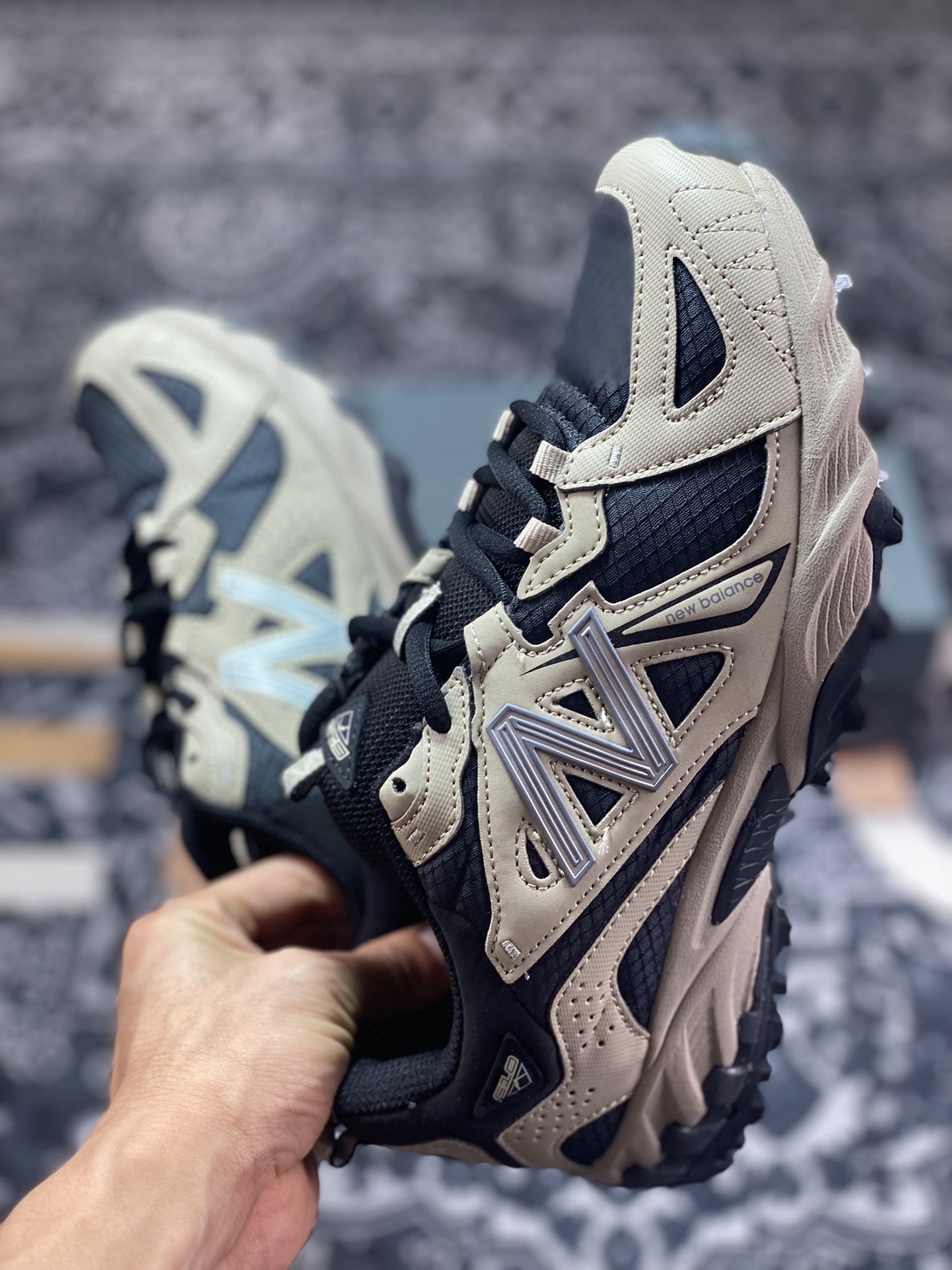 190 New Balance ML610T系列低帮山系越野跑旅游运动鞋“沙漠棕黑”ML610TAC