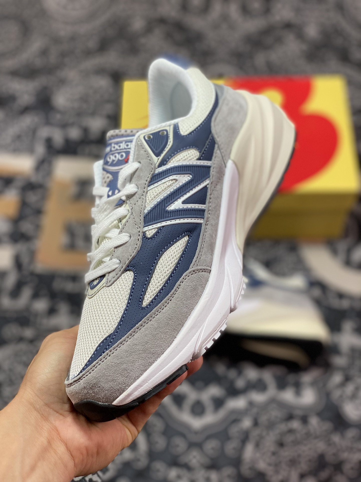 260 新百伦New Balance in USA M990V6六代系列美产跑步鞋“元祖灰海军蓝氧化”U990TC6