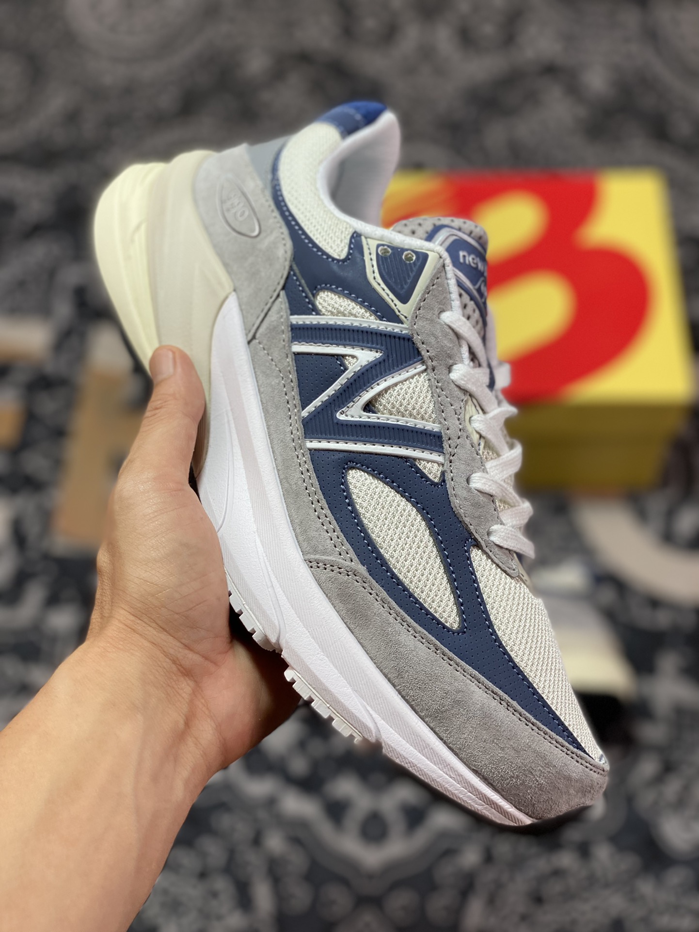 260 新百伦New Balance in USA M990V6六代系列美产跑步鞋“元祖灰海军蓝氧化”U990TC6