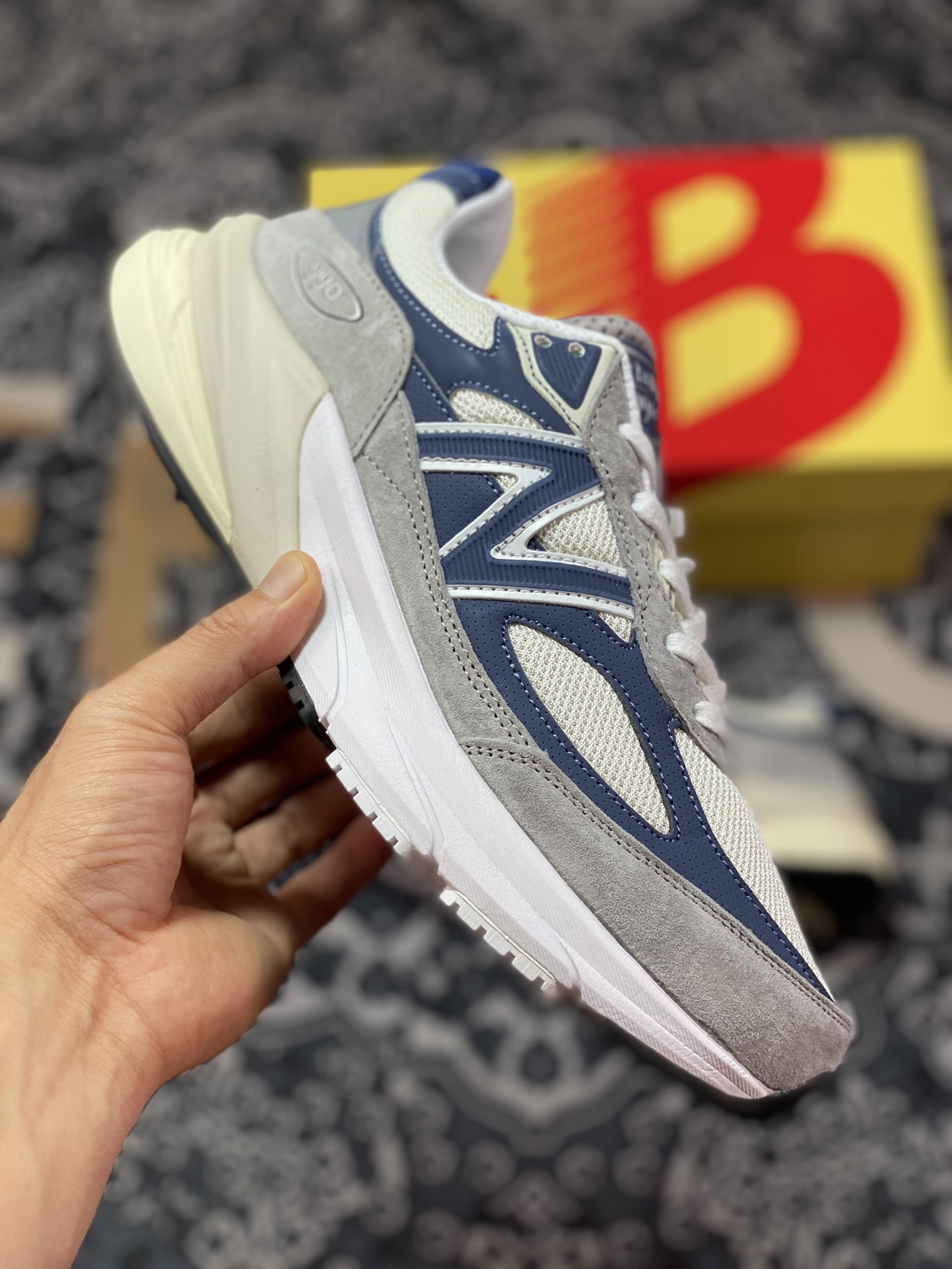 260 新百伦New Balance in USA M990V6六代系列美产跑步鞋“元祖灰海军蓝氧化”U990TC6