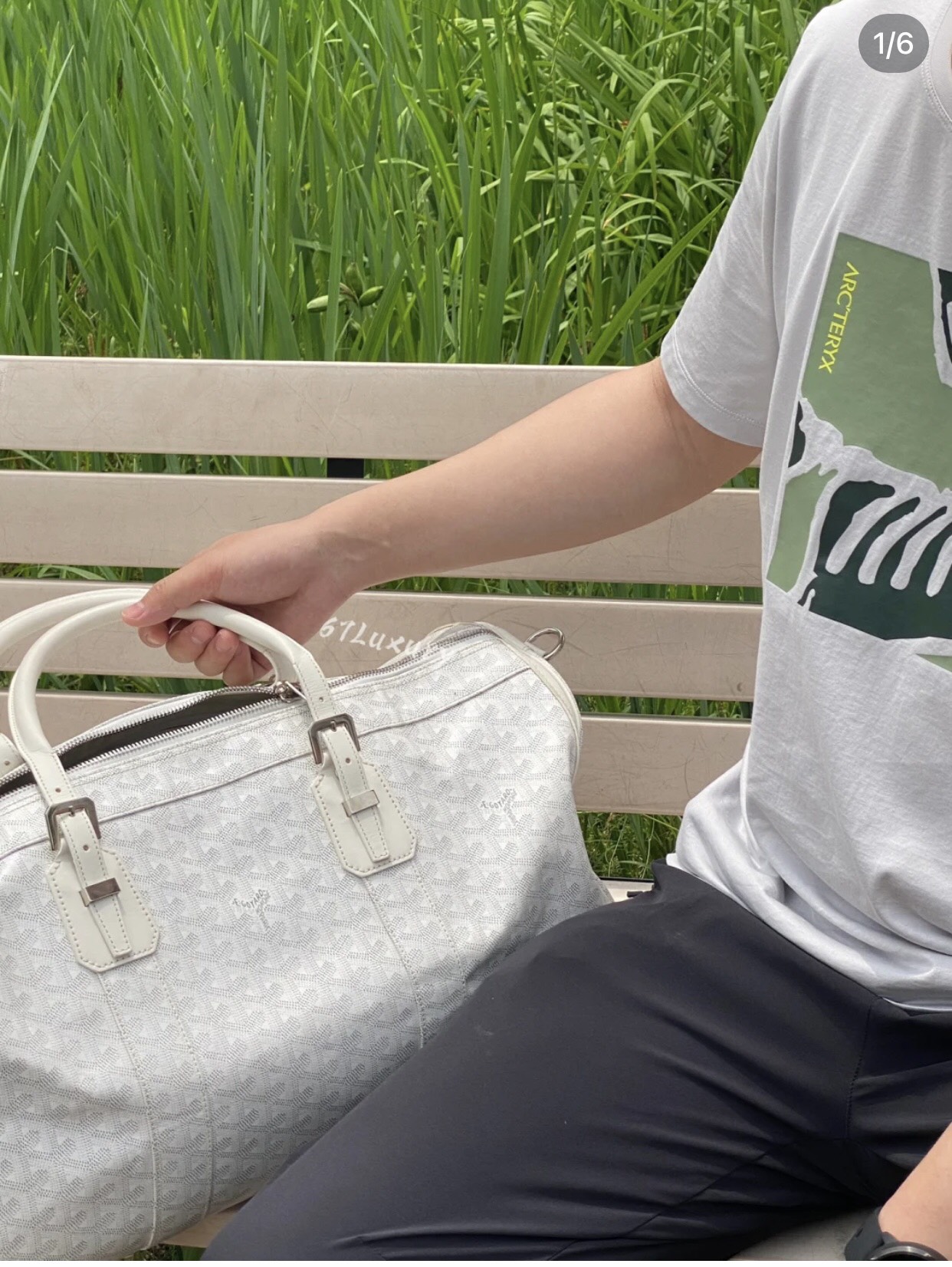 NO:201678,50 white, upper body picture, Goya1986090950白色,上身图,戈雅,Bag