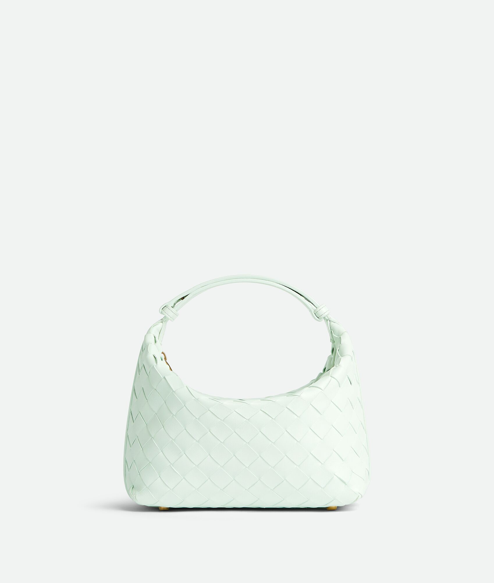 Official website picture! Pure original Bottega Veneta (BV) Bottega Veneta 23 new women's Wallace shoulder bag woven handbag armpit bag