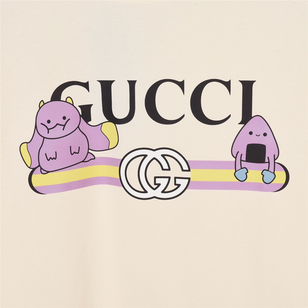 GUCCI 古驰 创星说系列动物印花短袖