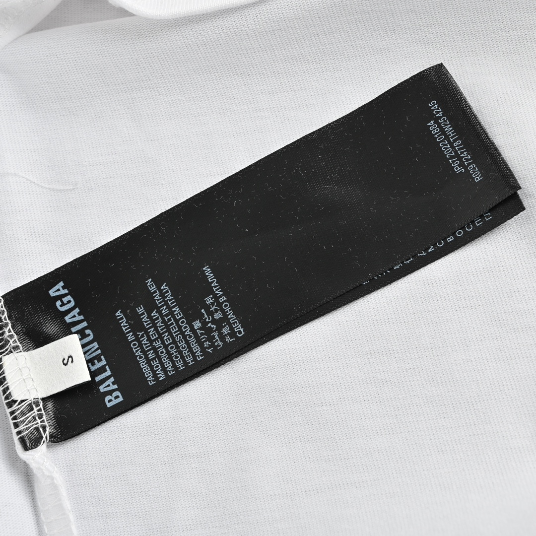 Balenciaga & Adidas 23ss 联名印花logo背心 字母印花圆领宽松OS短袖T恤