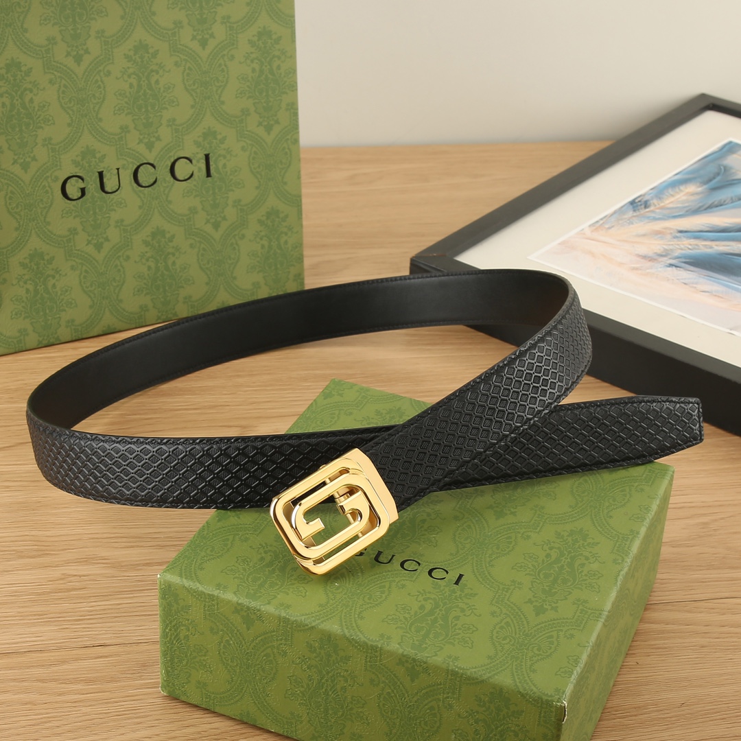 古奇GUCCI3.5宽精品不锈钢自动