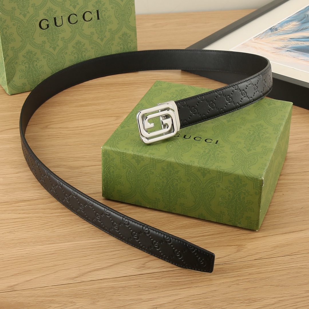 古奇GUCCI3.5宽精品不锈钢自动