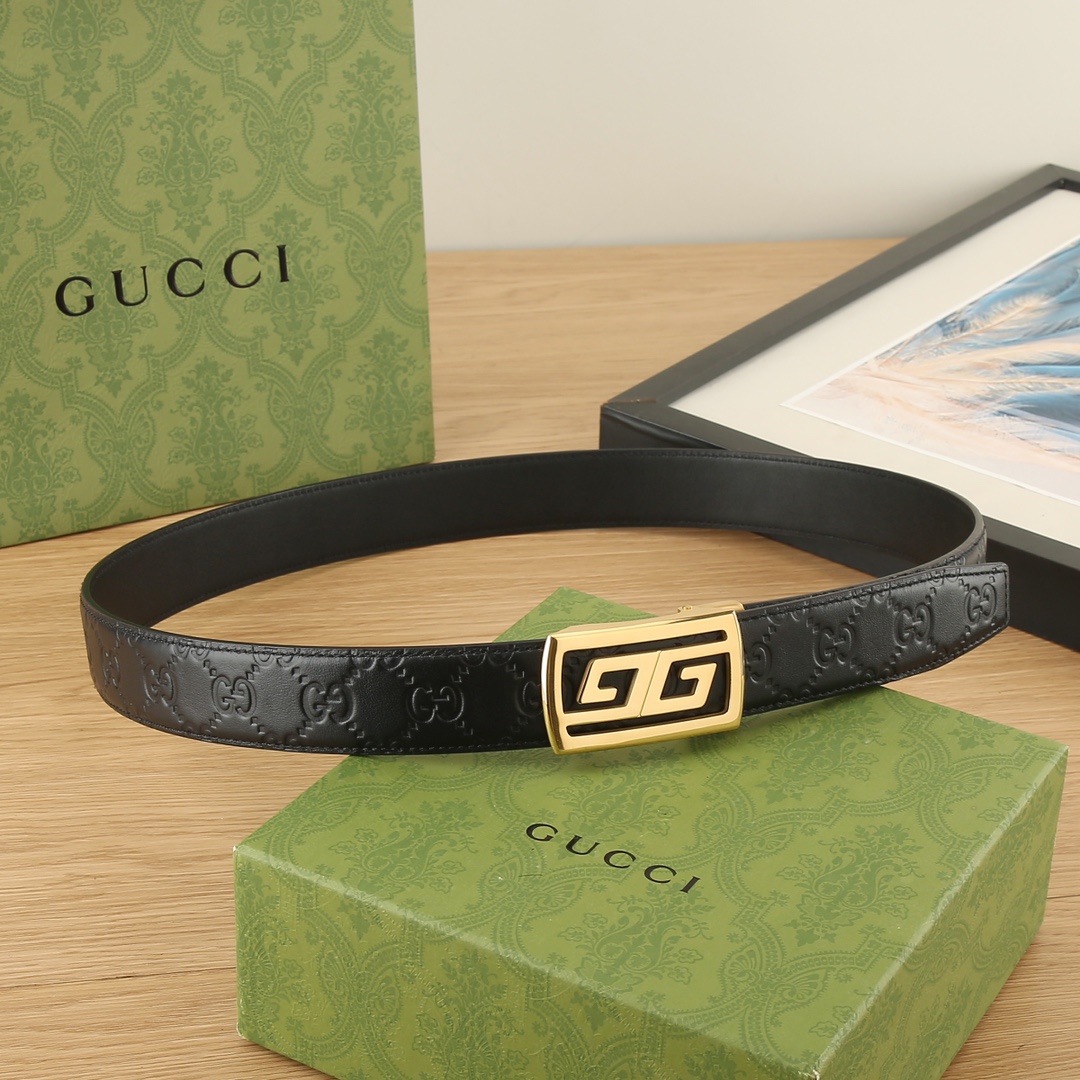 古奇GUCCI3.5宽精品不锈钢自动