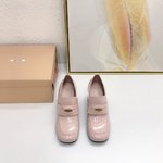 High-End Designer
 MiuMiu Shoes High Heel Pumps Plain Toe Patent Leather Fall/Winter Collection Vintage