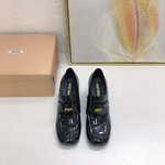MiuMiu AAAA
 Shoes High Heel Pumps Plain Toe Patent Leather Fall/Winter Collection Vintage