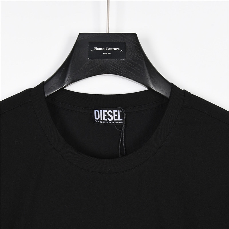 (礼盒包装) DIESEL/迪赛 23ss 胸前logo刺绣短袖T恤