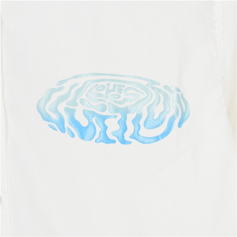 LouisVuitton/路易威登 23ss 花卉水波标识长袖衬衫