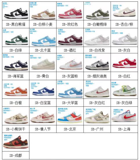 dunk small collection