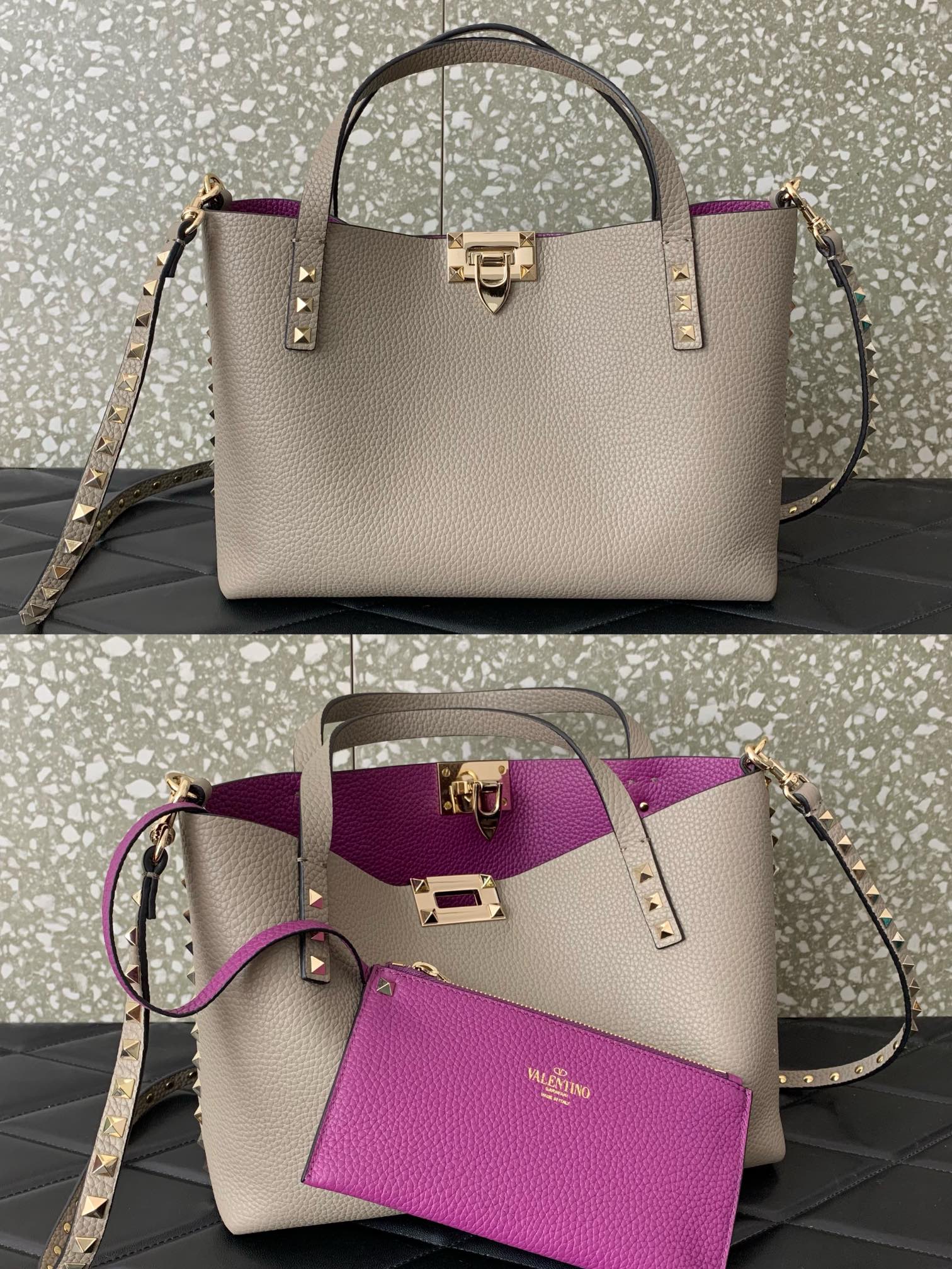 Valentino Garavani calfskin tote ~ shopping bag