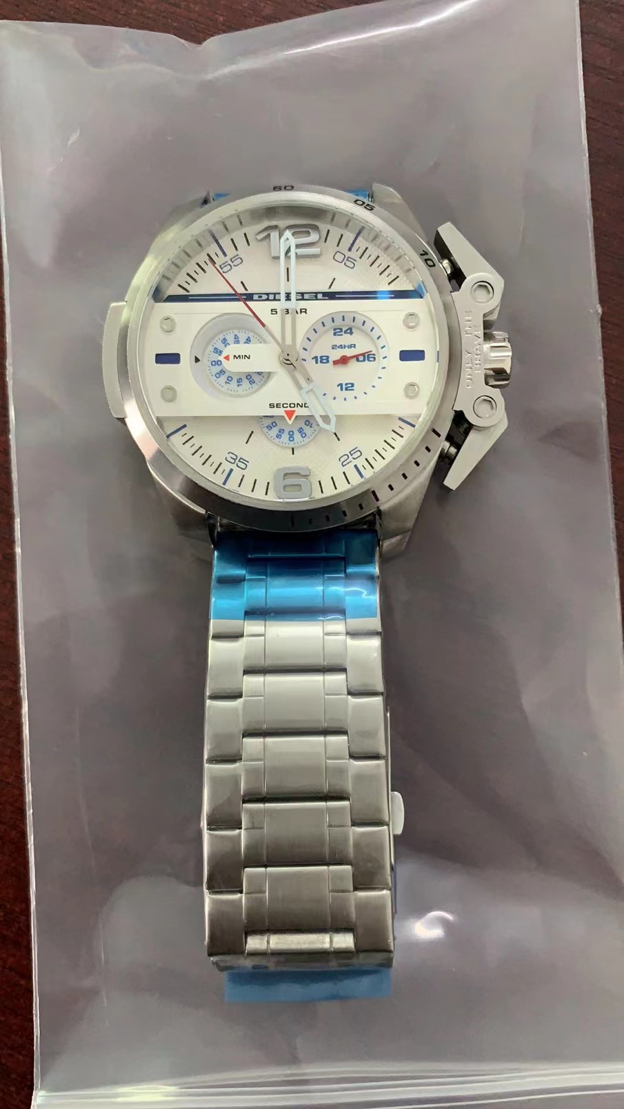 DIESEL Fashion Watch: 48mm Stone Core, Zirconium Steel, Original Button - 图片 5