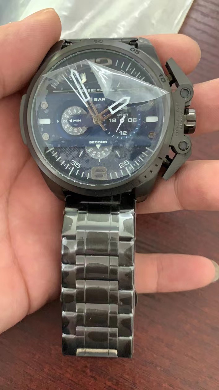 DIESEL Fashion Watch: 48mm Stone Core, Zirconium Steel, Original Button - 图片 6
