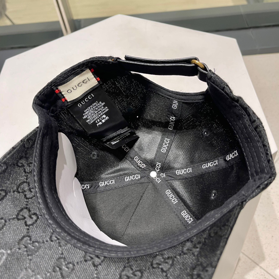  GUCCI古奇 20223专柜新款简约刺绣款棒球帽，很潮！休闲运动款，经典制作，超级好搭衣服！
