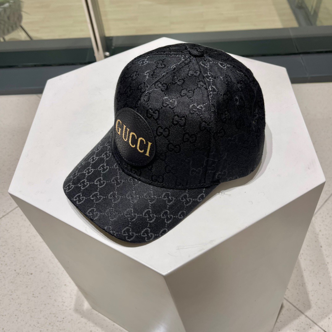  GUCCI古奇 20223专柜新款简约刺绣款棒球帽，很潮！休闲运动款，经典制作，超级好搭衣服！
