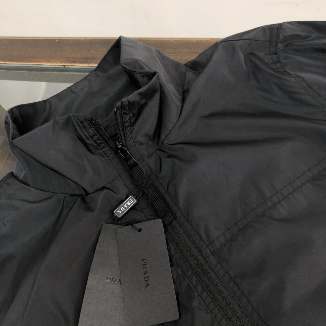 Prada Clothing Coats & Jackets Windbreaker Black