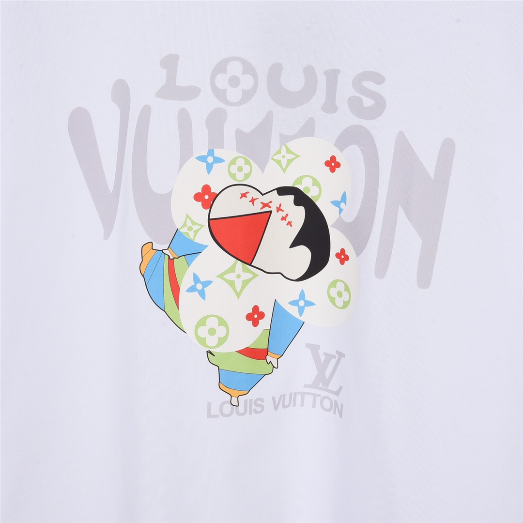 Louis Vuitton/路易威登 23ss 夏季蜡笔小新印花短袖