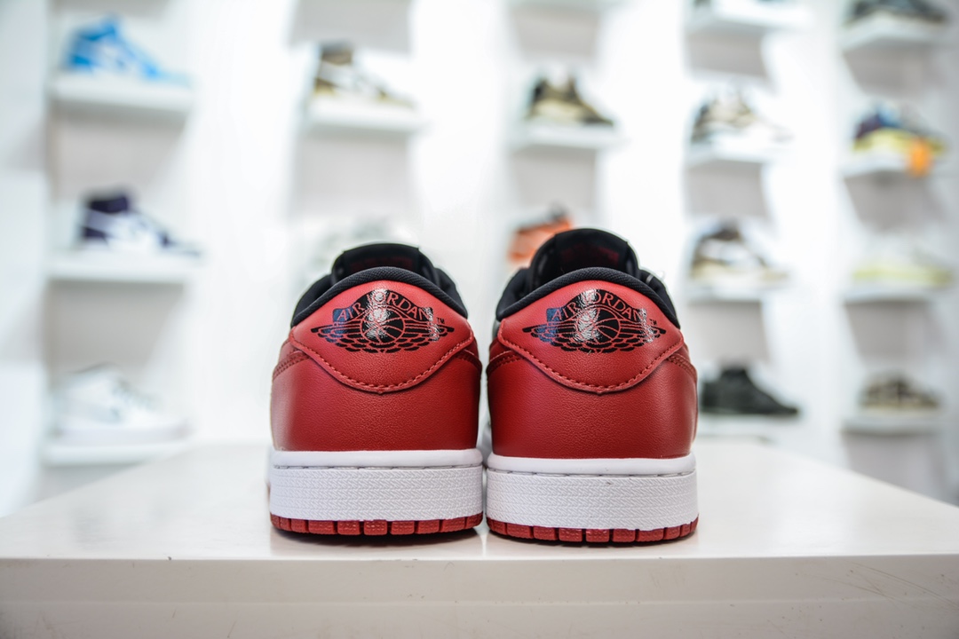 纯原 Air Jordan AJ1 Low 低帮 禁穿黑红 705329-001