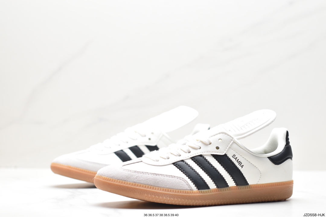 Adidas Originals Bermuda suede non-slip wear-resistant lightweight low-top sneakers GY7386