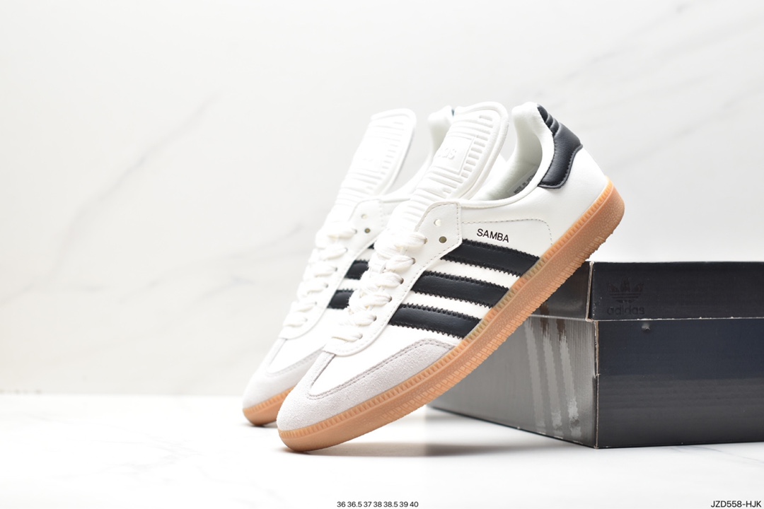 Adidas Originals Bermuda suede non-slip wear-resistant lightweight low-top sneakers GY7386