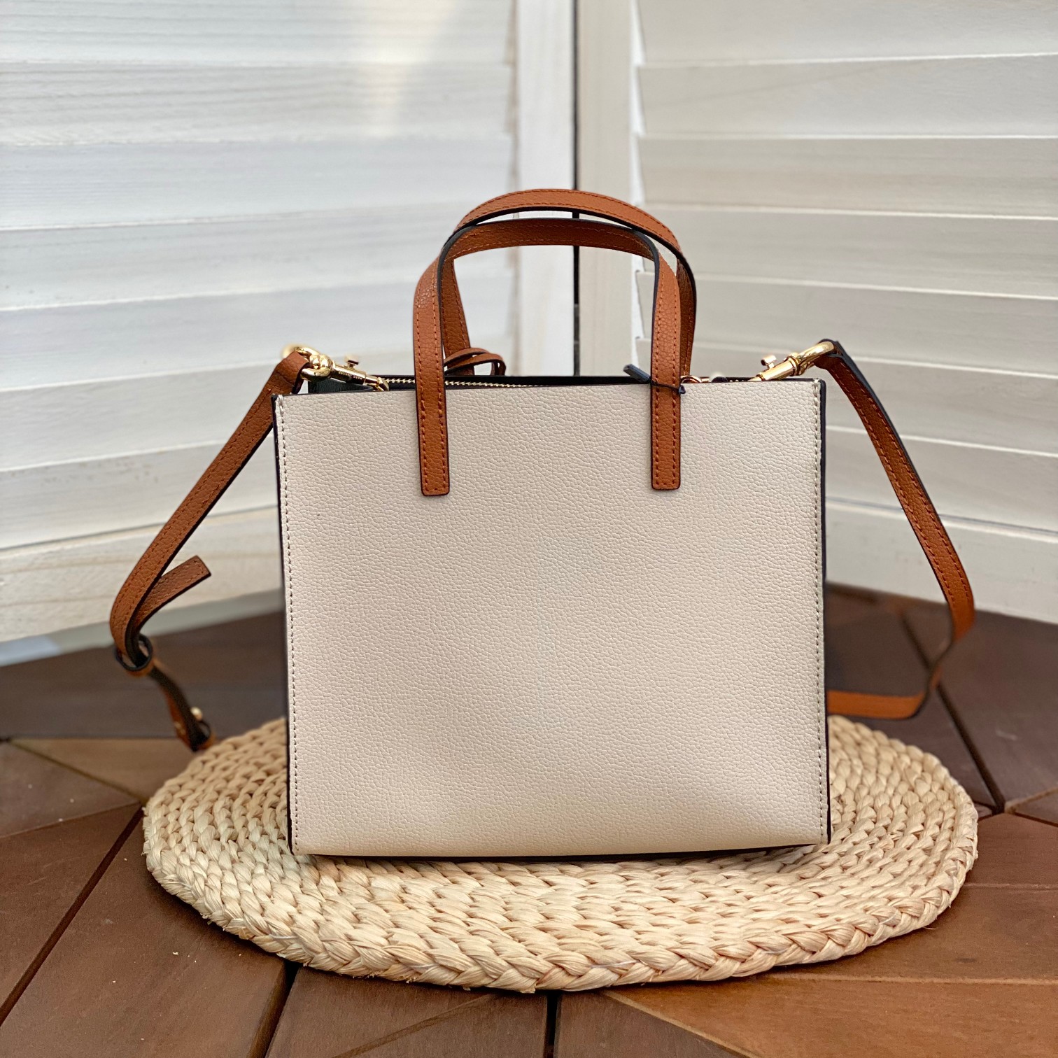 Marc Jacobs Mj/拼色手提托特包尺寸:23*20*10