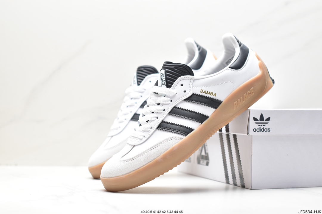 PALACE xadidas originals Samba Puig trendy casual lightweight wear-resistant non-slip low-top shoes HQ6100