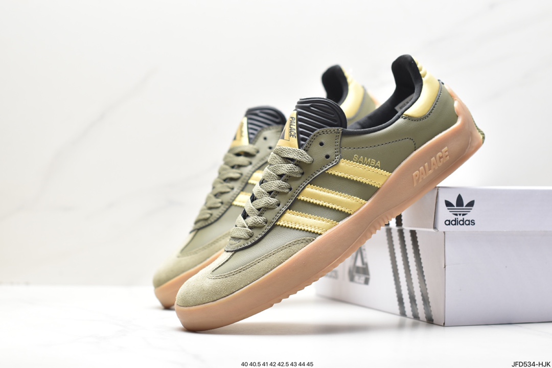 PALACE xadidas originals Samba Puig trendy casual lightweight wear-resistant non-slip low-top shoes HQ6100