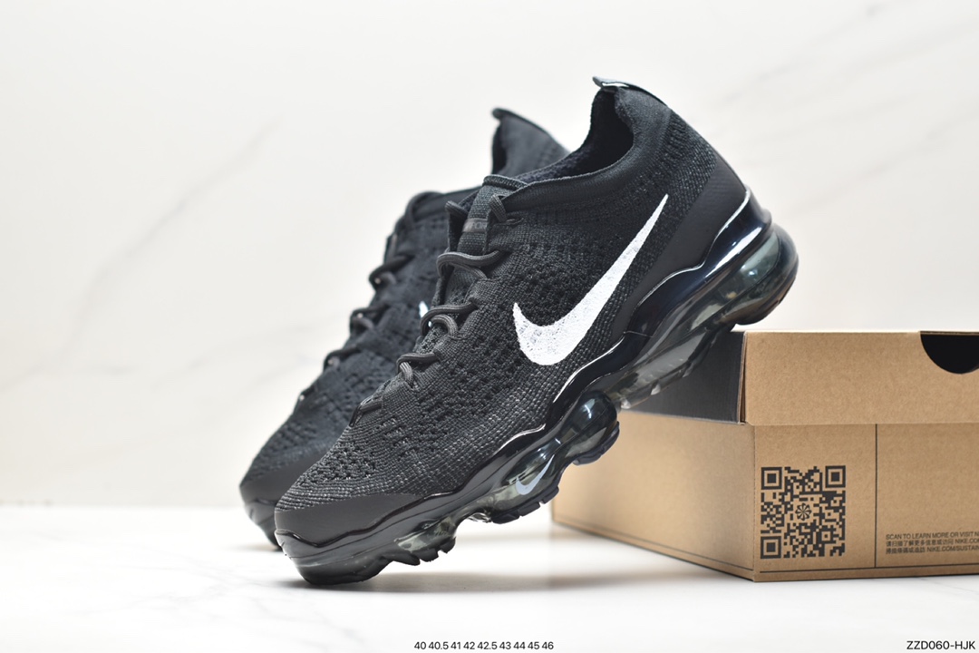 Nk Vapormax 2023 Flyknit 2023 flying woven breathable leisure full palm air cushion running shoes DV6840-002